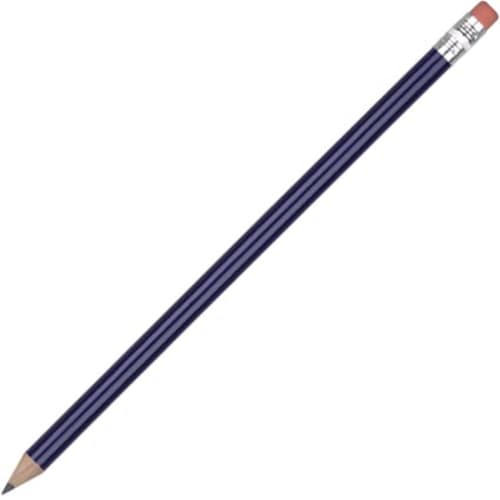UK Branded FSC Wooden Pencil with Eraser in Blue from Total Merchandise