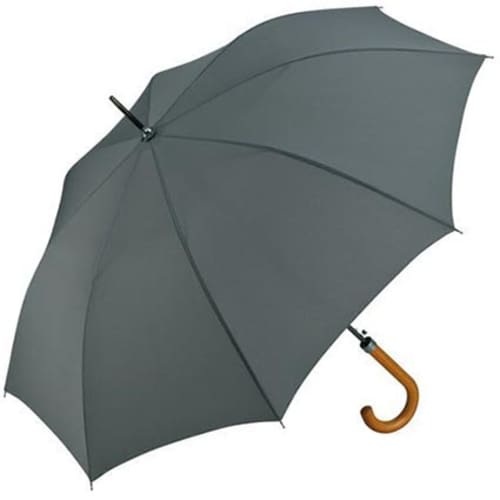 Fare Automatic Crook Handle Umbrellas in Grey