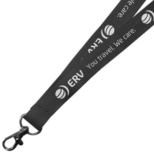 Fast Track 20mm Polyester Lanyards Printed with Your Logo from Total Merchandise