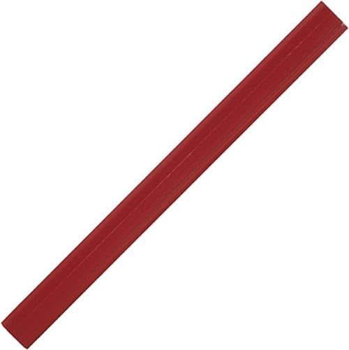 UK Printed Flat Sided Carpenter Pencils in Red from Total Merchandise