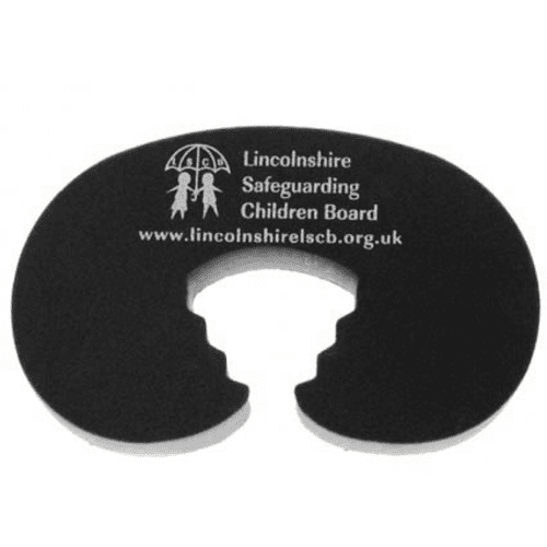 Foam Doorstopper in Black