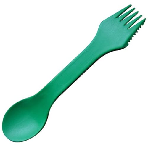 Fork Spoon Knife Combi in Green