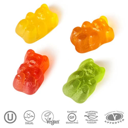 Custom Printed Free From Gummy Bears Pots for corporate events