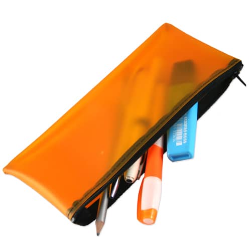 Frosted PVC Pencil Case