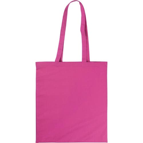 Full Colour Printed Kingsbridge Cotton Tote Bags in Pink