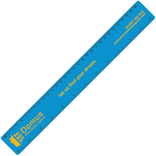 Full Colour Printed Rulers in Blue