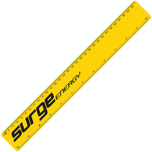 Full Colour Printed Rulers in Yellow