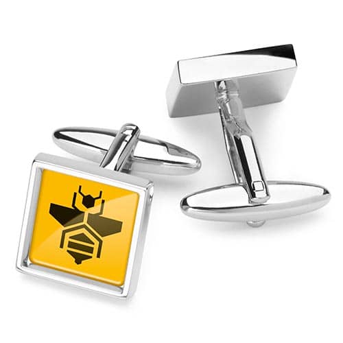 Personalised Full Colour Square Cufflinks for Corporate Gifts