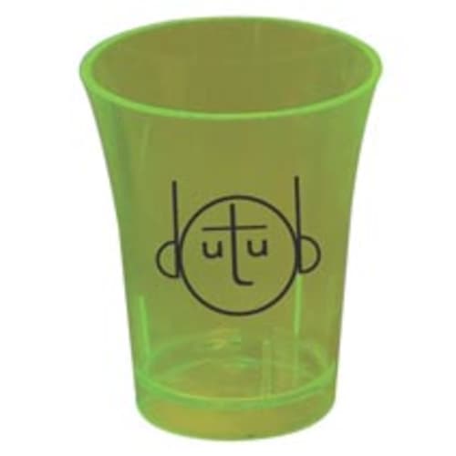 35ml Reusable Plastic Shot Glasses in Green