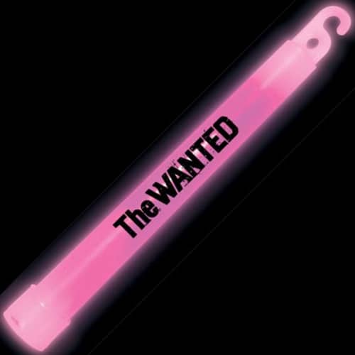 Printed Glow Sticks in Pink