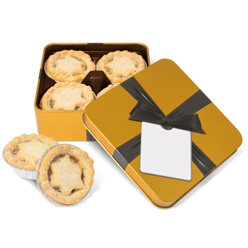 Gold Small Square Mince Pie Tins