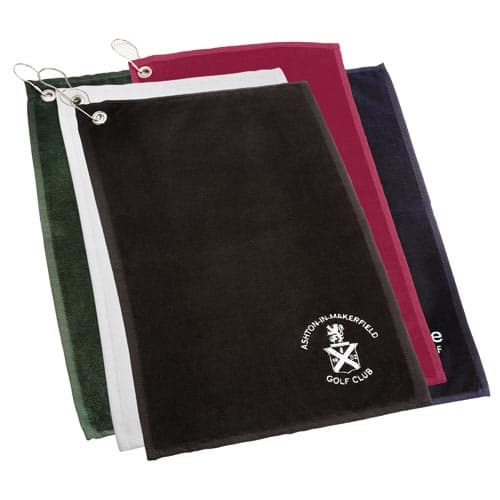 Golfing Towels in Burgundy