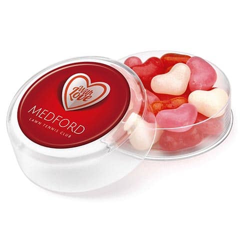 Heart Shaped Gourmet Jelly Bean Pots
