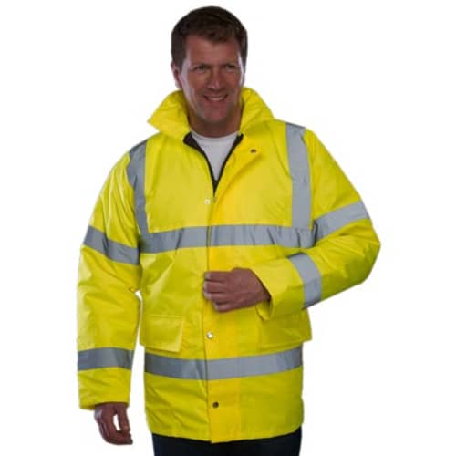 Hi Vis Safety Jackets in Yellow