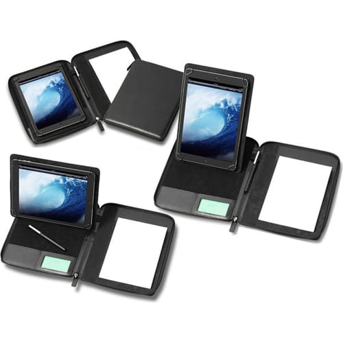 Corporate Branded Houghton A5 PU Tablet Portfolios in Various Positions from Total Merchandise