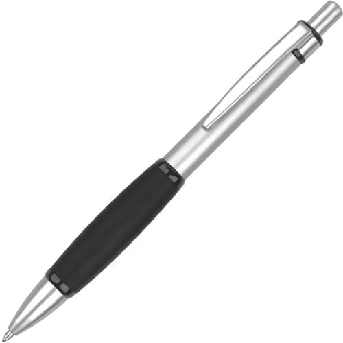 UK Branded Grip Metal Ballpens in Black from Total Merchandise