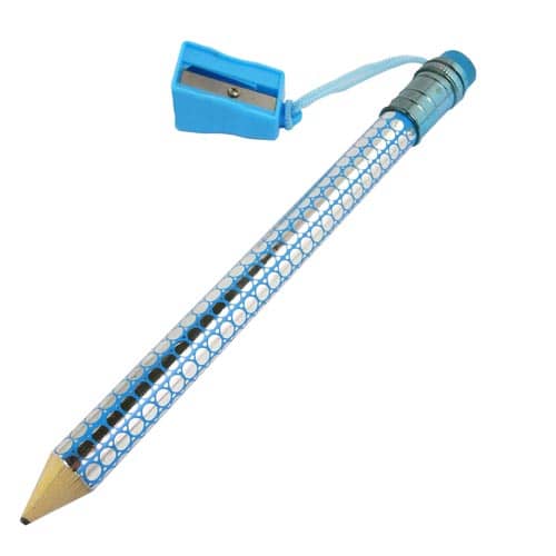 Promotional Jumbo Pencil with Sharpener in blue from Total Merchandise