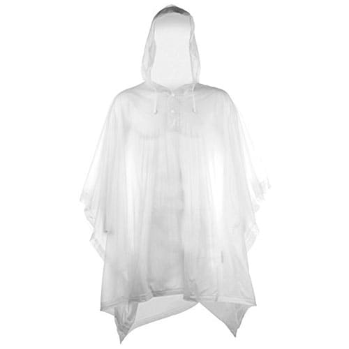 Children's Plastic Ponchos in Clear