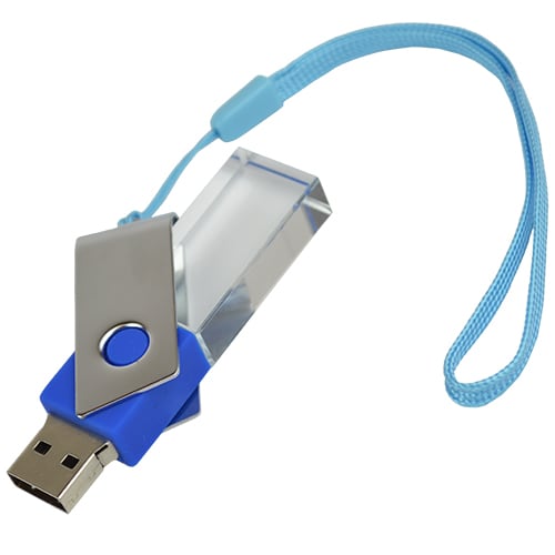 LED Crystal Twist USB Flashdrives