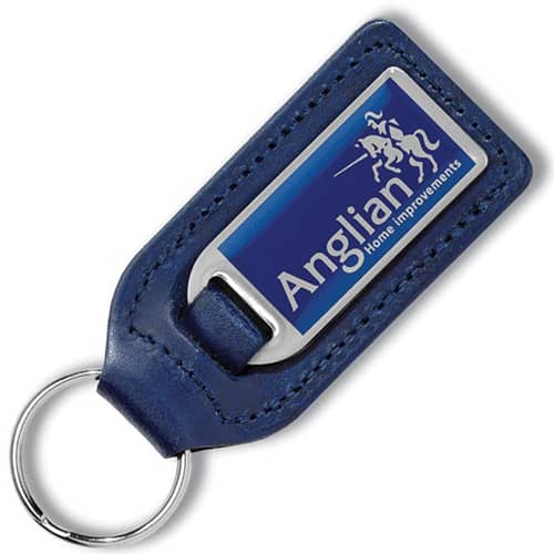 Branded Leather Keyrings for Company Merchandise