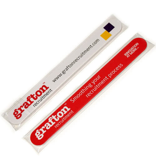 Corporate branded Nail Files for merchandise giftsprinted