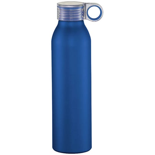 Customised Loop Aluminium Sports Bottles in Royal Blue from Total Merchandise