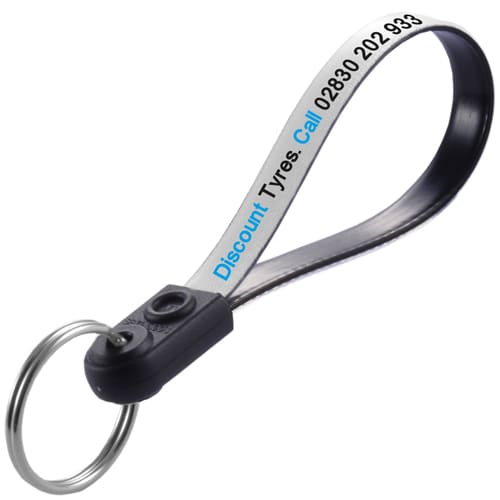Branded keyrings for giveaway ideas