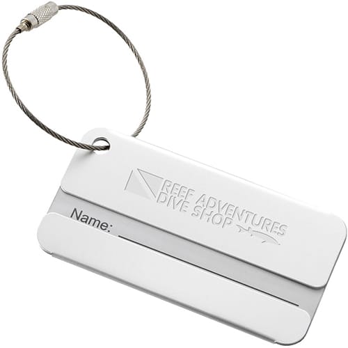 Discovery Metal Luggage Tags