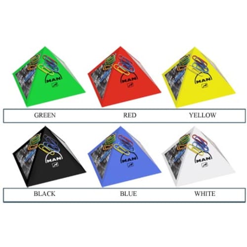 Magnet Pyramid Paper Clip Holders