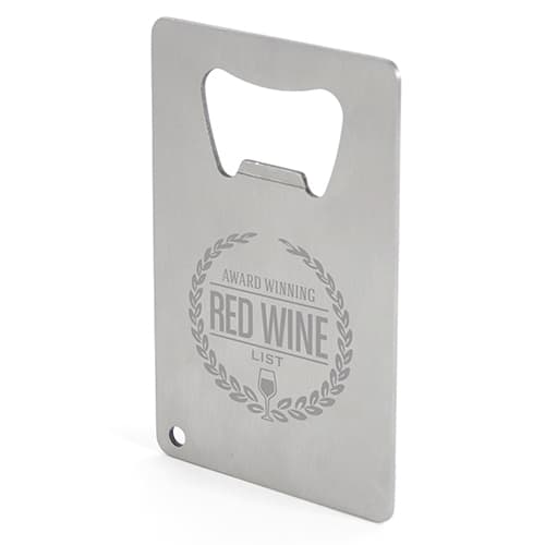 Promotional Metal Credit Card Bottle Openers are great business gift ideas