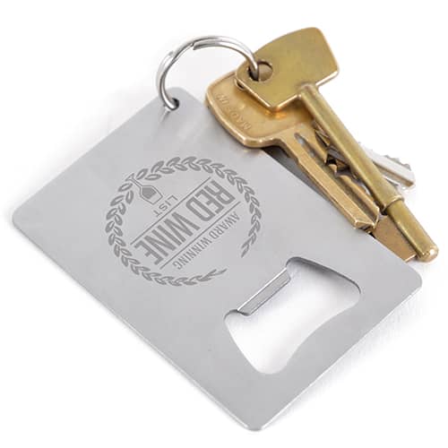 Custom Branded Metal Card Bottle Opener for Freshers Handouts