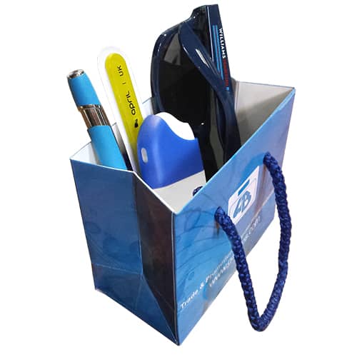 Our promotional Micro Rope Handle Gift Bags make great giveaways for events.