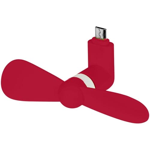 Micro USB Fans in Red