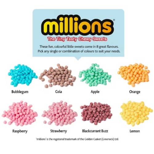 Large Millions Tubes
