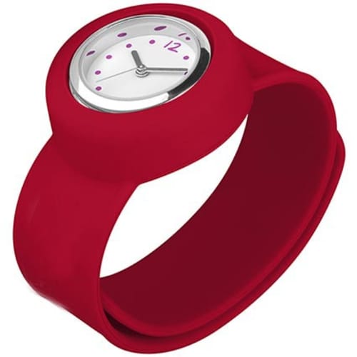 Mini Analog Slap On Watches in Red