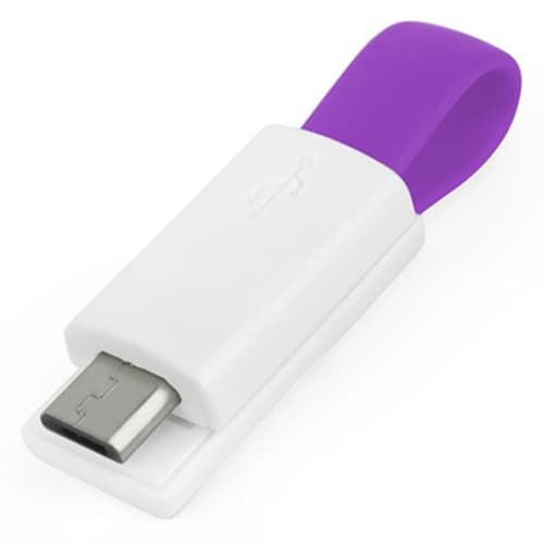 Mini Micro USB Adaptors in Purple