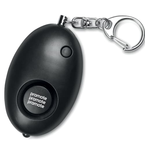 Mini Personal Alarm Keyrings in Black