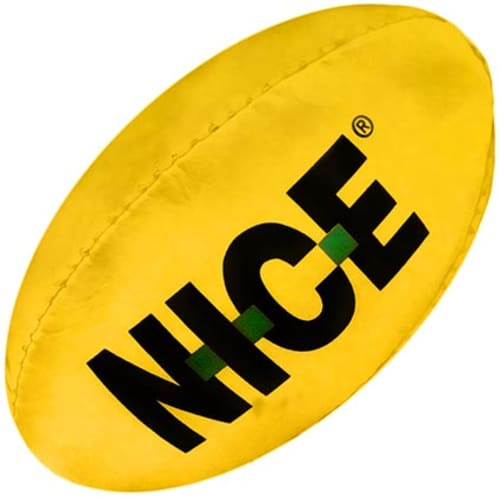 Mini Rugby Ball in Yellow