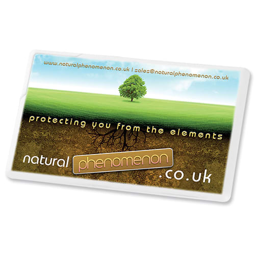 Promotional Mint Cards in White Printed with your Logo in Full Colour from Total Merchandise