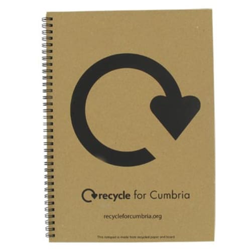 Recycled A4 Card Cover Notepads