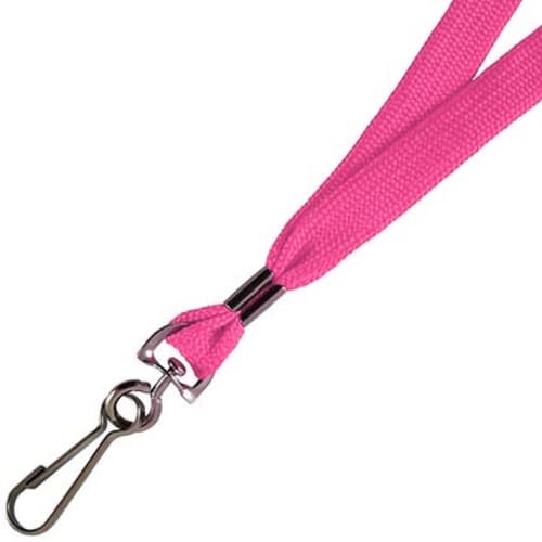 10mm Tubular Lanyards in Pink