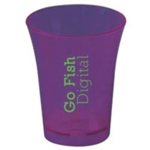 35ml Reusable Plastic Shot Glasses in Purple