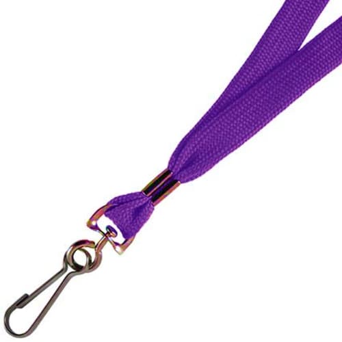 10mm Tubular Lanyards in Purple
