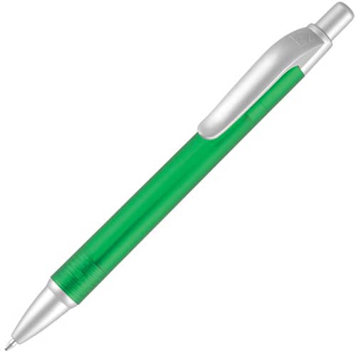 UK Printed Panther Frost Ballpens in Frosted Green from Total Merchandise