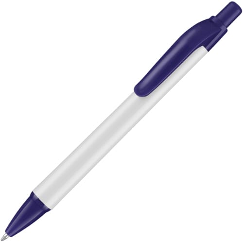 Promotional Panther Extra Ballpens in White/Blue from Total Merchandise