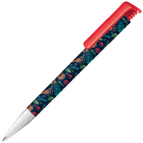 Promotional ballpens with company artwork