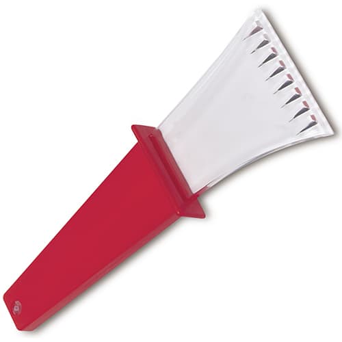 Custom printed Plastic Ice Scrapers in red from Total Merchandise