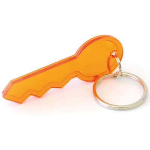 Plastic Key Shaped Keychains