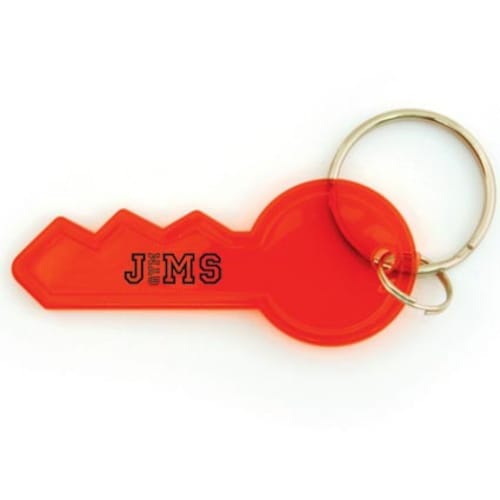 Plastic Key Shaped Keychains