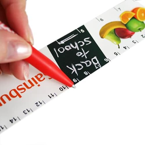 Polypropylene Bookmark Rulers